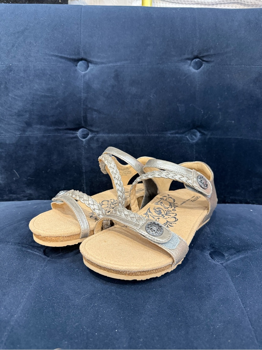 Aetrex Jillian Sandal - Silver SC367WM05